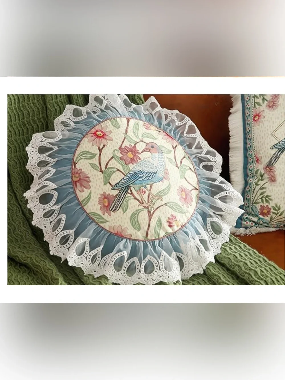 Patdrea French Country Velvet Throw Pillow Covers